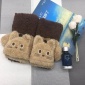 日系韩版秋冬季新款男女通用加厚北极绒可爱保暖骑行户外毛绒手套